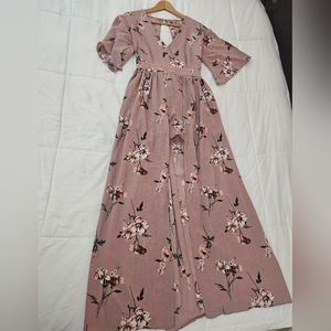Women's floral long maxi dress